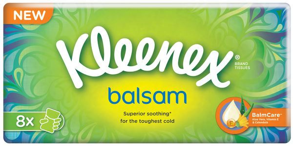 Retail Partner AB Kleenex Balsam Näsduk 8-pack 8 x 9 st