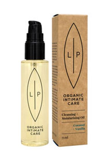 Lip intimate care - cleansing + moisturising oil. coconut + vanilla
