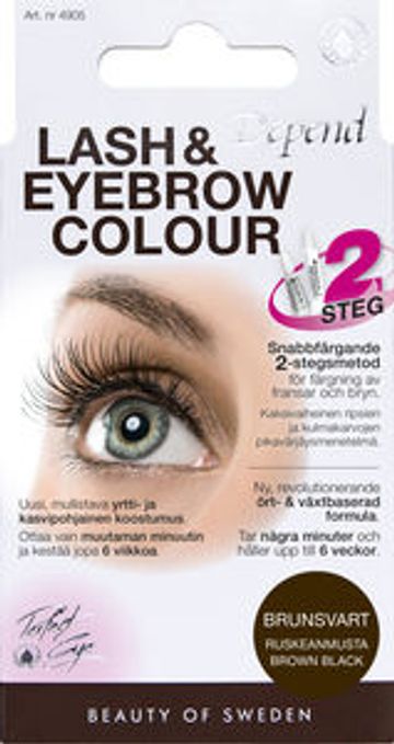 Depend Lash and Eyebrow Colour Brown Black