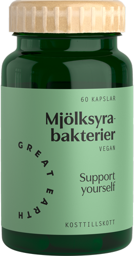 Great Earth Mjölksyrabakterier 60 st | Skönhet och hälsa - Hälsovård | Apoteka