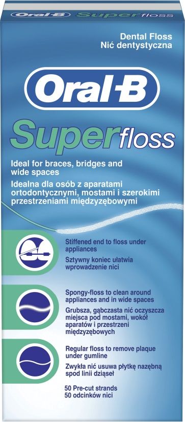 Procter & Gamble Sverige AB Oral-B  Superfloss tandtråd 50 st