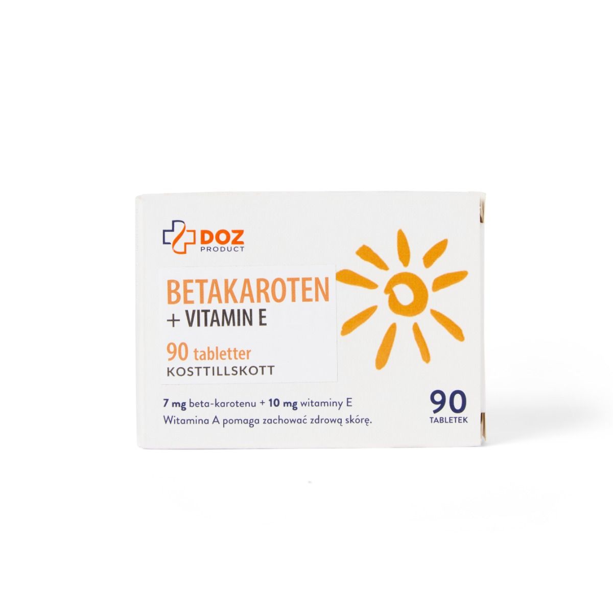 DOZ Product Betakaroten + E-Vitamin 90 kapslar