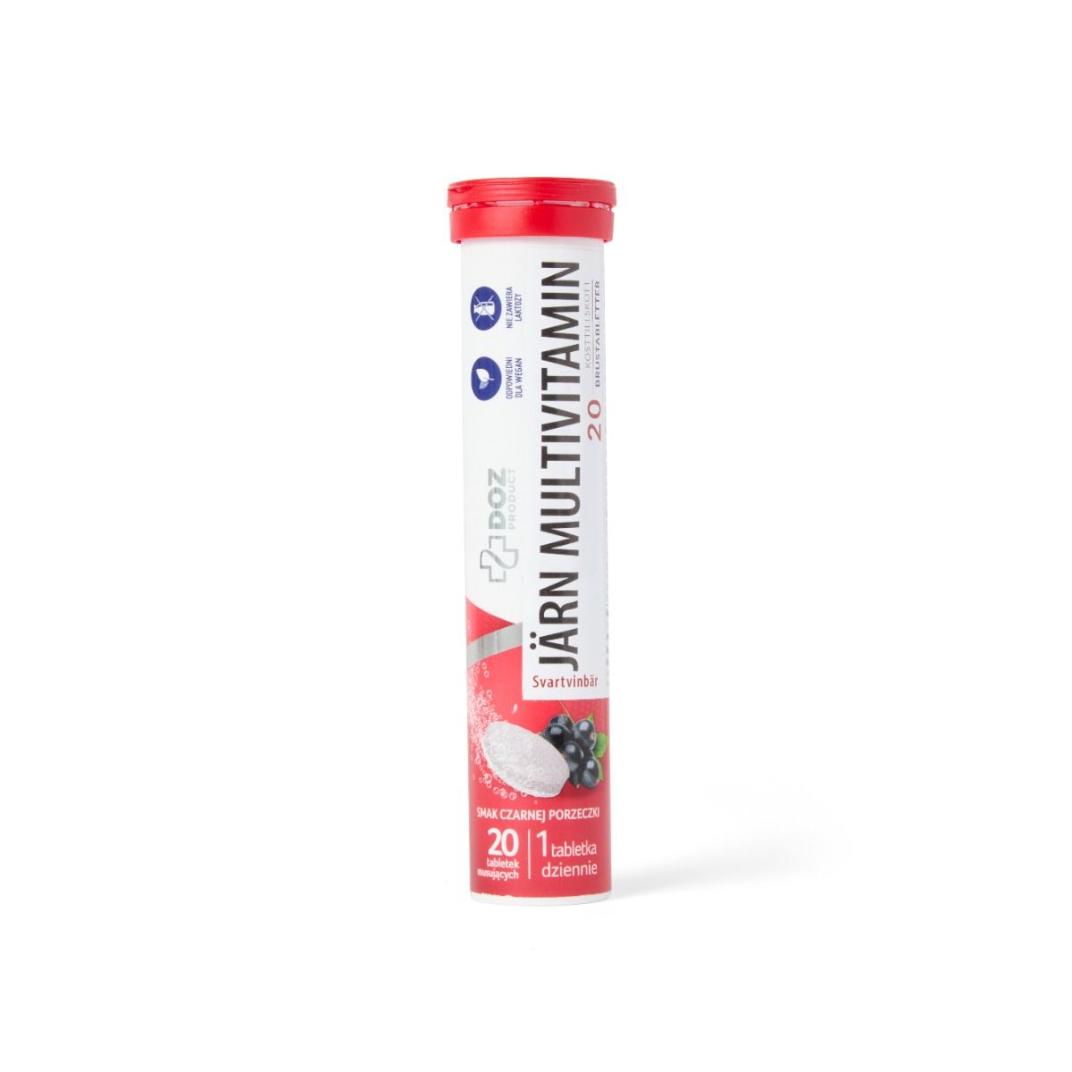 DOZ Product Järn Multivitamin, brustabletter
