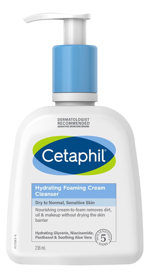 Cetaphil Hydrating Foaming Cream Cleanser 1 st