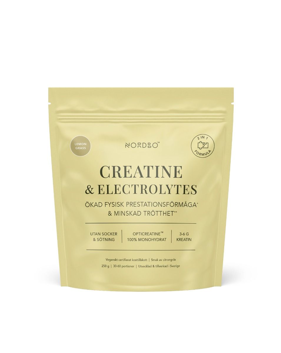 Nordbo Creatine & Electrolytes 250 g | Skönhet och hälsa - Hälsovård | Apoteka