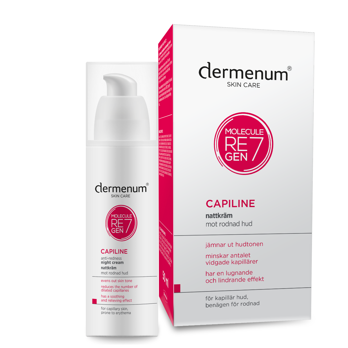 Dermenum Capiline anti-redness night cream 50 ml