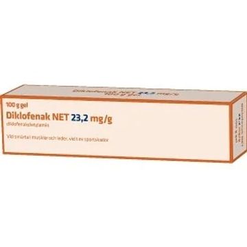 Diklofenak NET, gel 23,2 mg/g