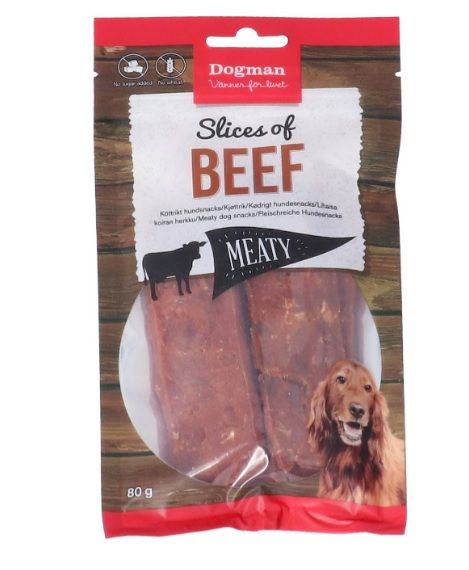 Dogman Slices of Beef 80 g