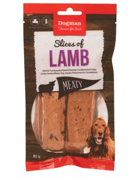 Dogman Slices of Lamb 80 g
