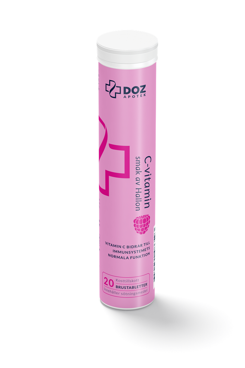 DOZ Apotek C-vitamin Hallon 1000 mg