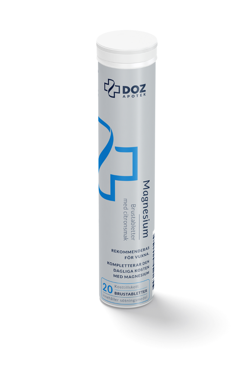 DOZ Apotek Magnesium Brustabletter Citronsmak