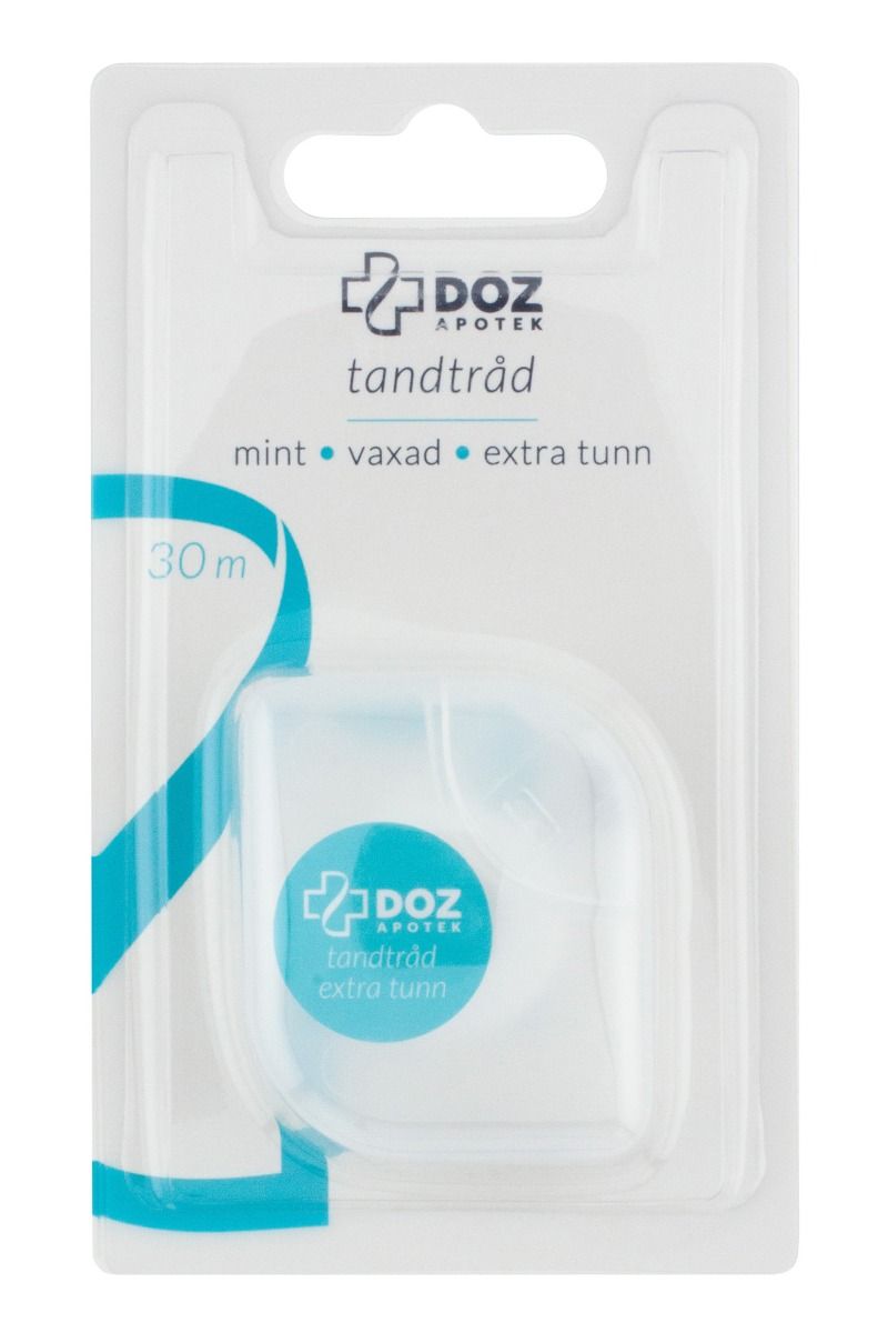 DOZ Apotek Tandtråd extra tunn 30 m