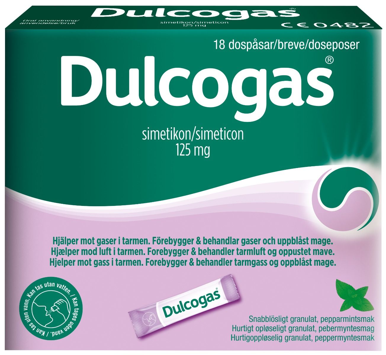 Dulcogas Pepparmint 18 Dos