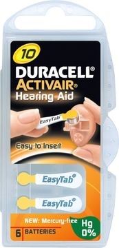 Sennberg AB Duracell Activair batteri MF 10 6 st