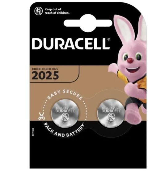 Duracell 2025 lithium coin 2 styck