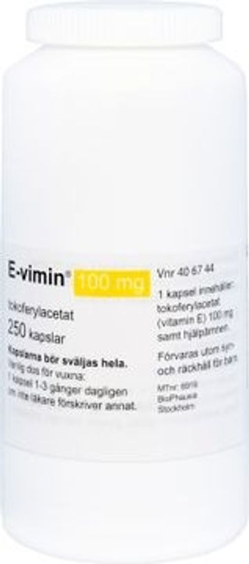 E-vimin, kapsel, mjuk 100 mg