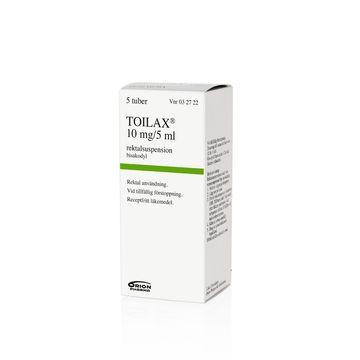 Toilax, rektalsuspension 10 mg/5 ml