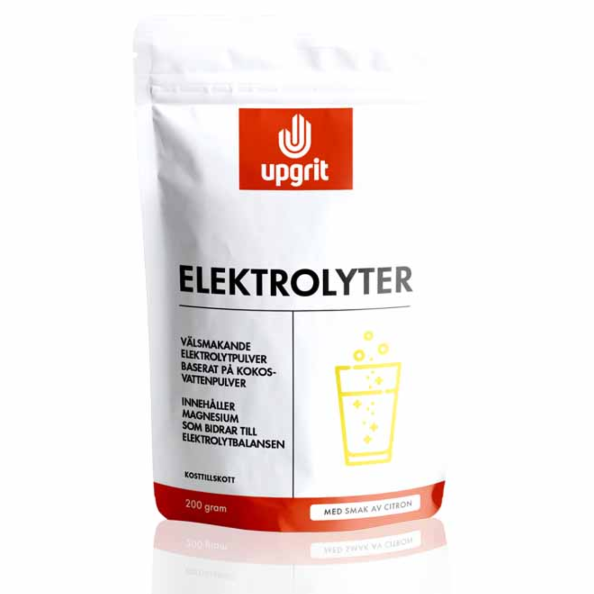 Upgrit Elektrolyter Citron 200 gram