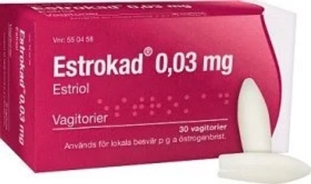 Estrokad, vagitorium 0,03 mg