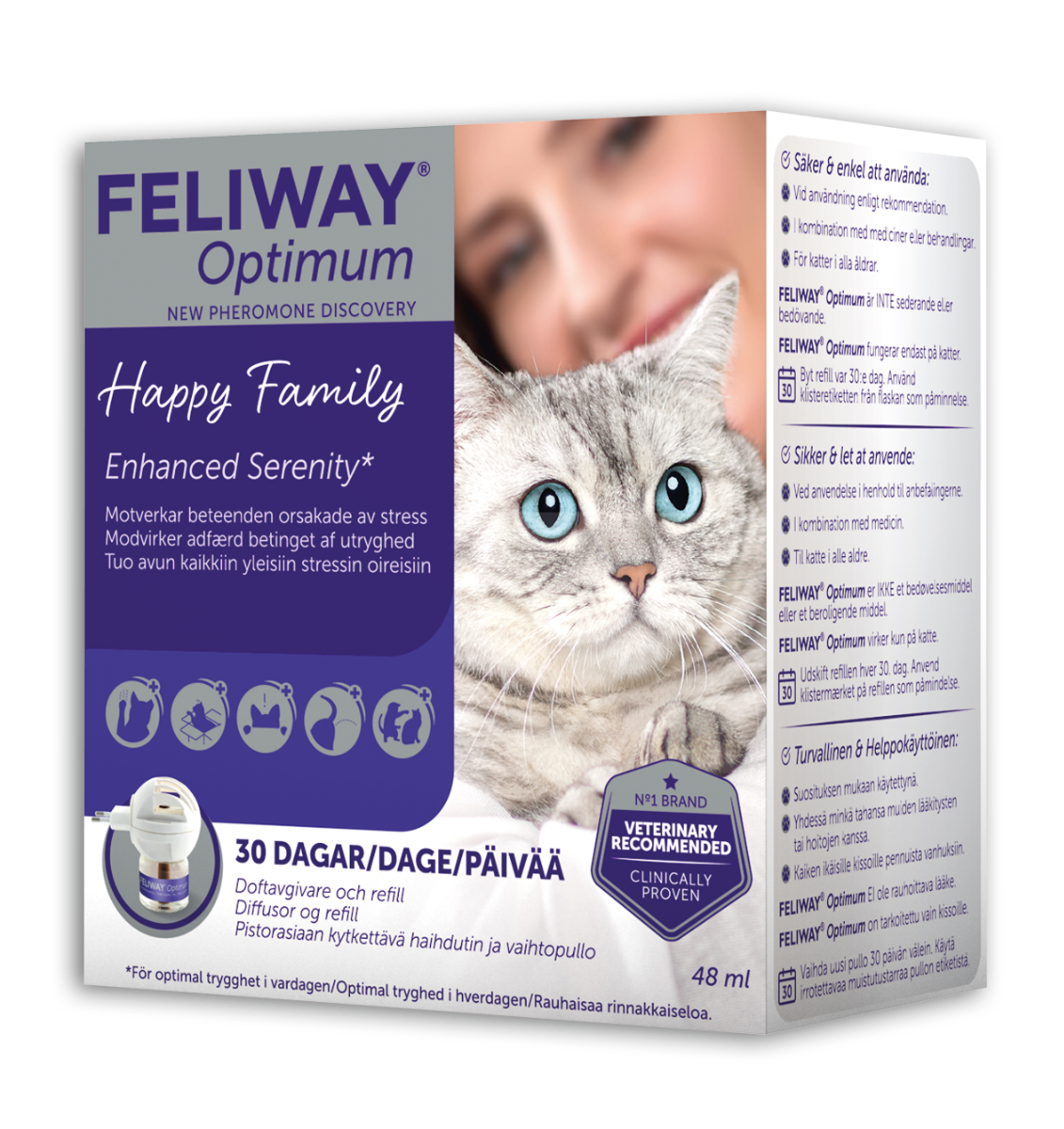 Ceva Animal Health AB Feliway Optimum doftavgivare 48 ml