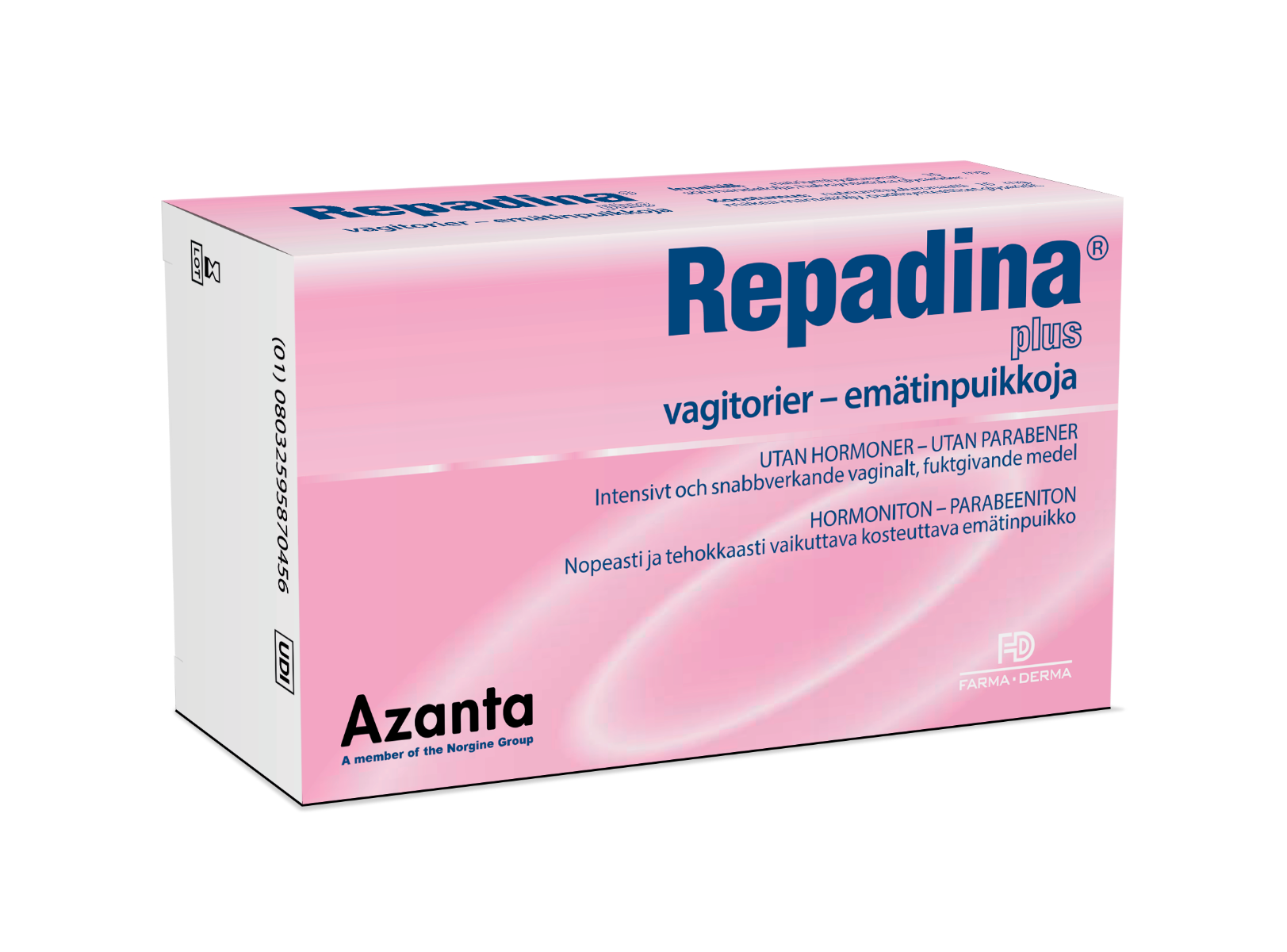 Repadina plus vagitorier 10 st