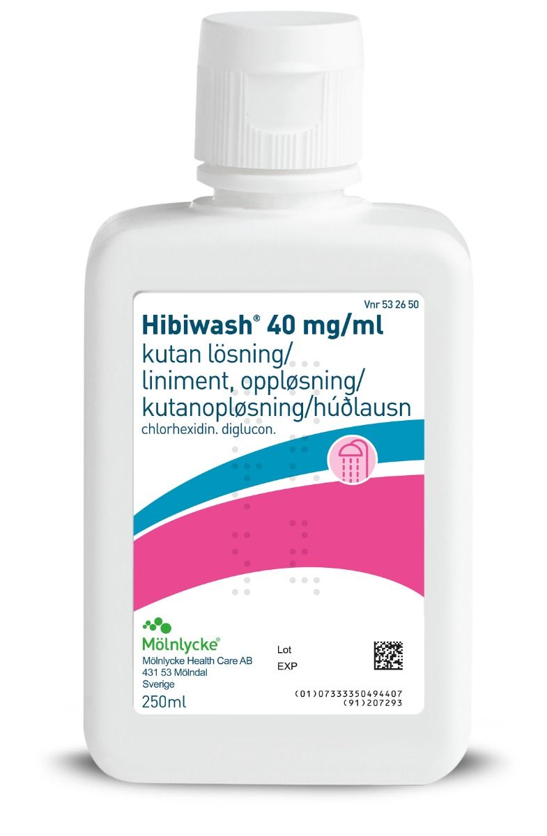 Hibiwash, kutan lösning 40 mg/ml