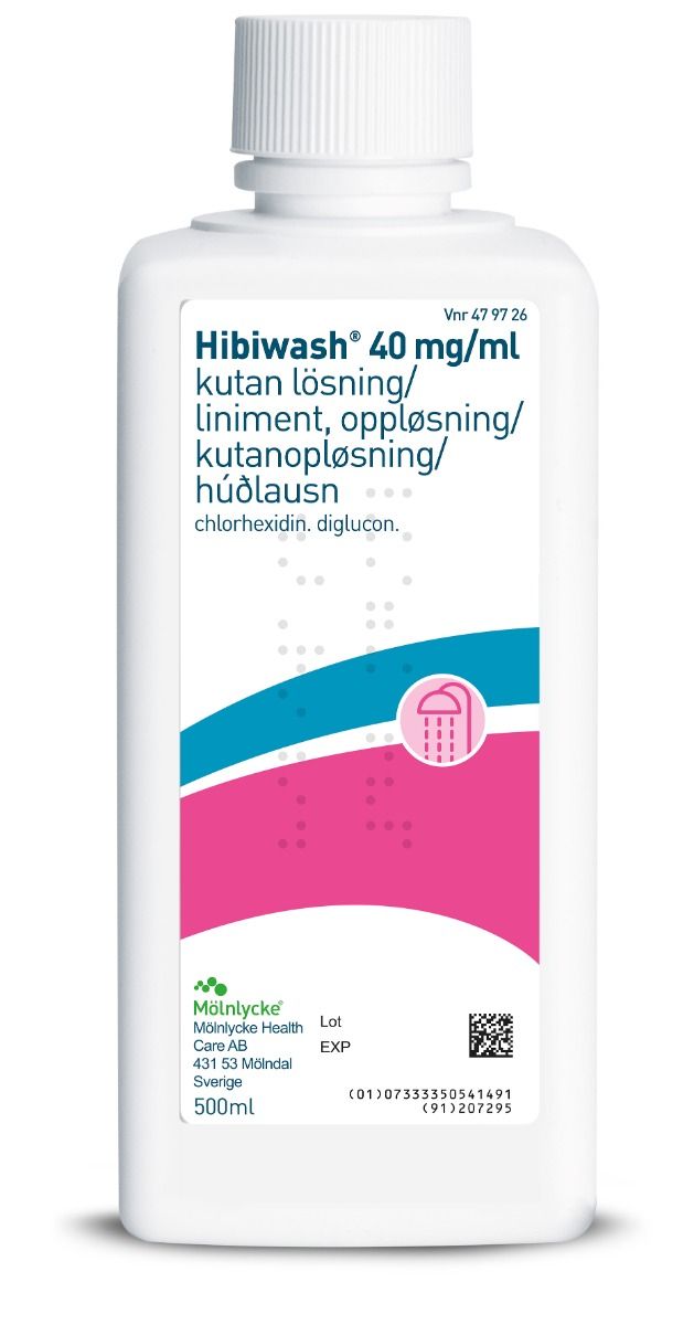 Hibiwash, kutan lösning 40 mg/ml