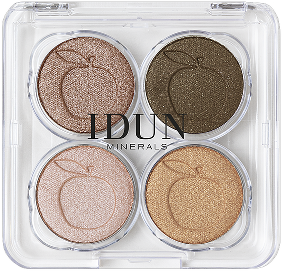 IDUN Minerals eyeshadow palette Brunkulla 4 g