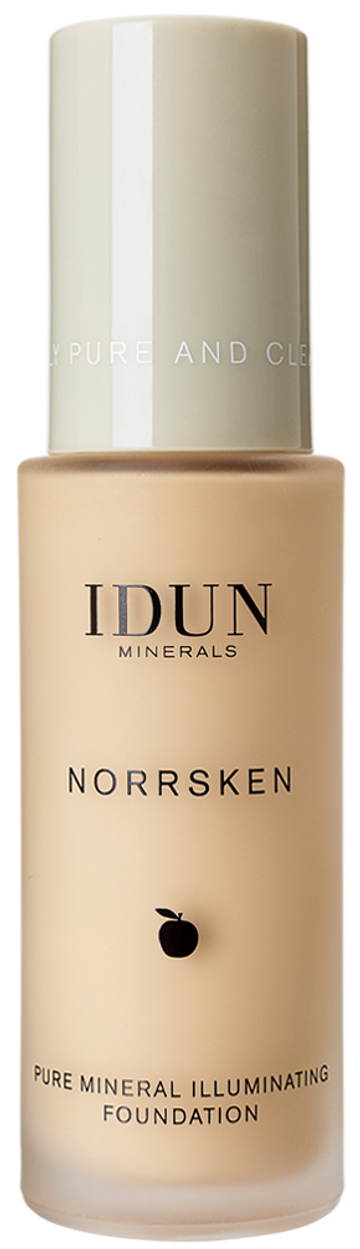 IDUN Minerals liquid foundation norrsken Freja