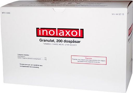 Inolaxol,  granulat i dospåse