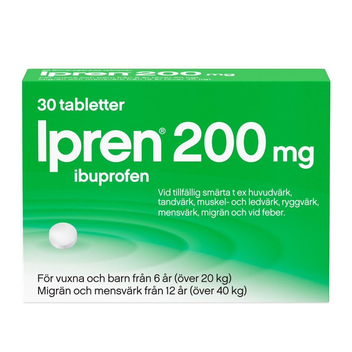 Ipren, filmdragerad tablett 200 mg