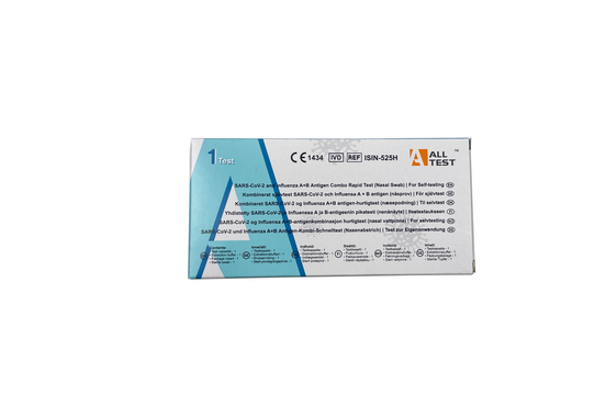 SARS-CoV-2 and Influenza A+B Antigen Combo Rapid Test, ISIN-525H-A