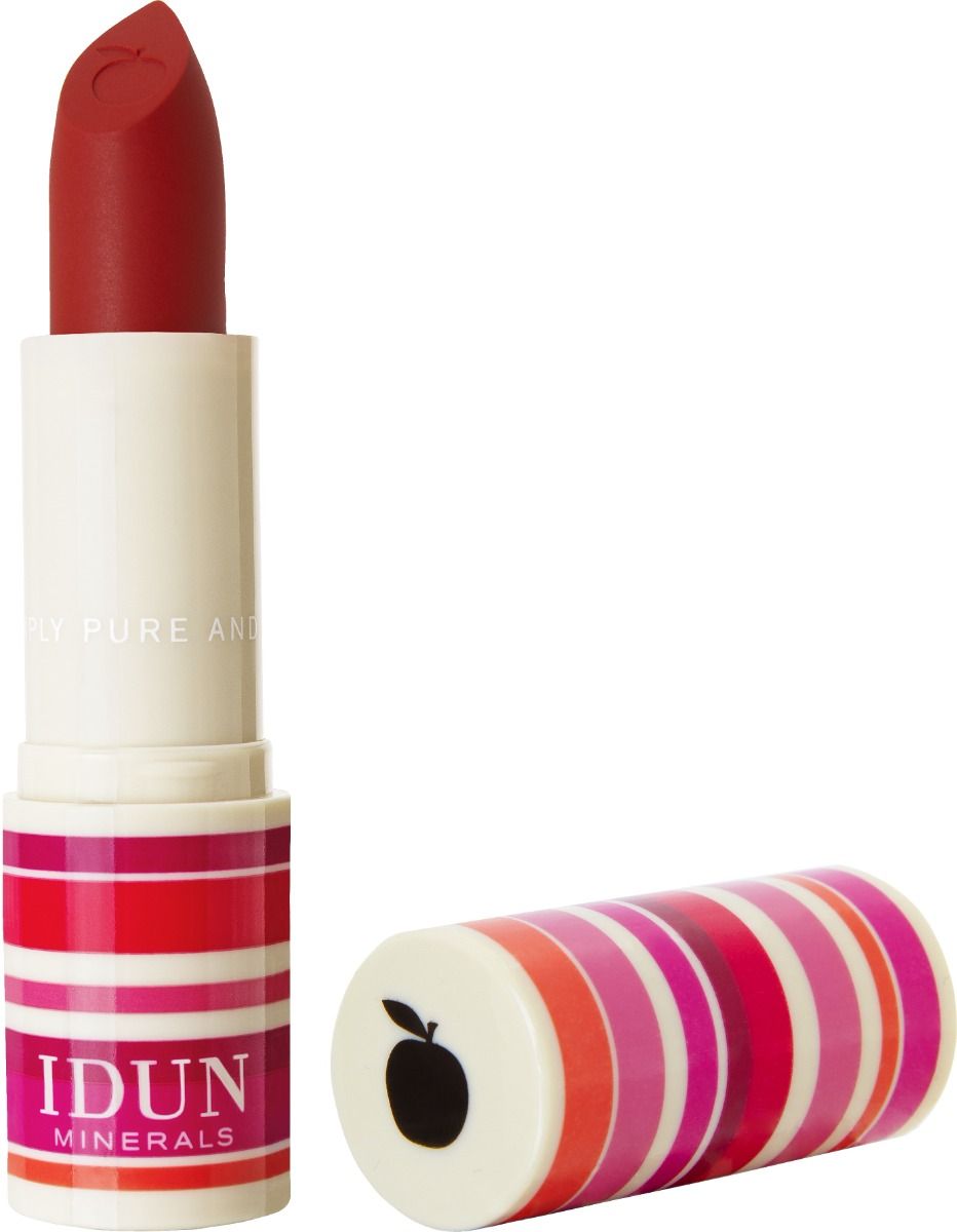 IDUN Minerals lipstick matte Jordgubb 4 g