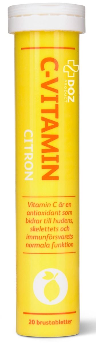 DOZ Product C-vitamin Citron 1000 mg 20 st