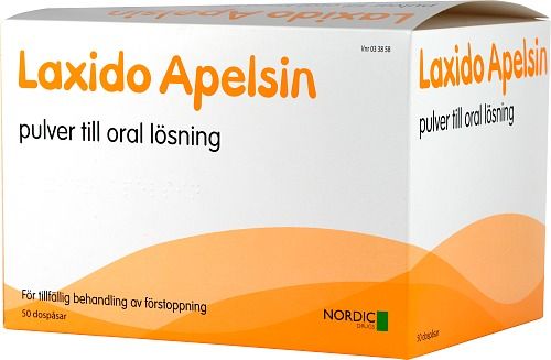 Laxido Apelsin, pulver till oral lösning