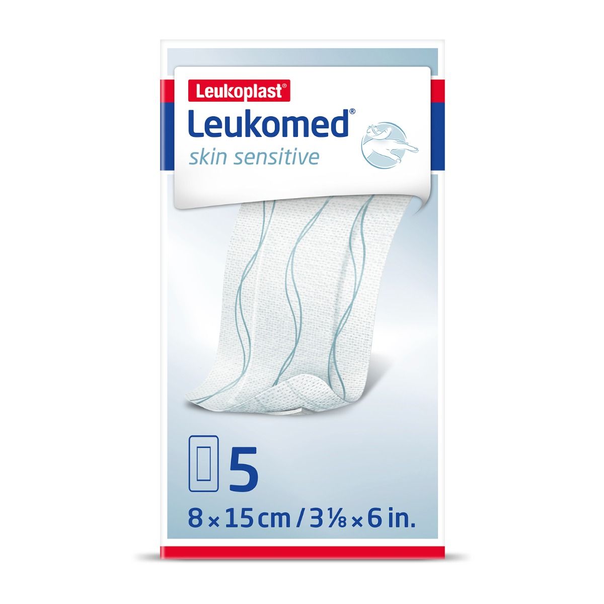 Essity Hygiene and Health AB Leukomed Skin Sensitive 8 x 15 cm 5 st