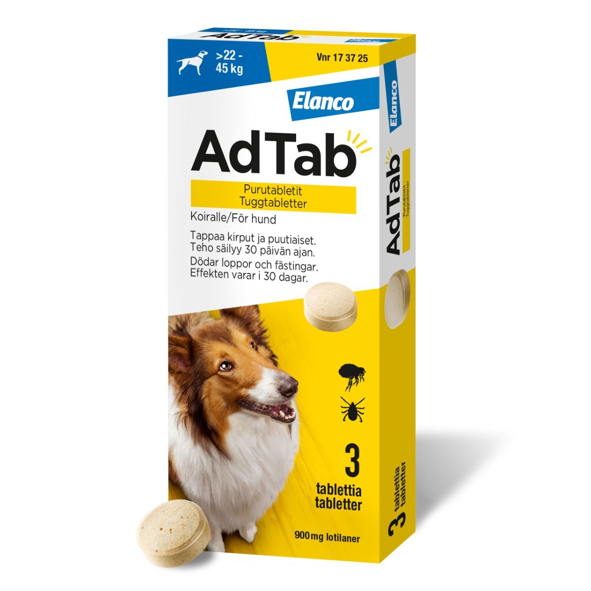 AdTab, tuggtablett 900 mg