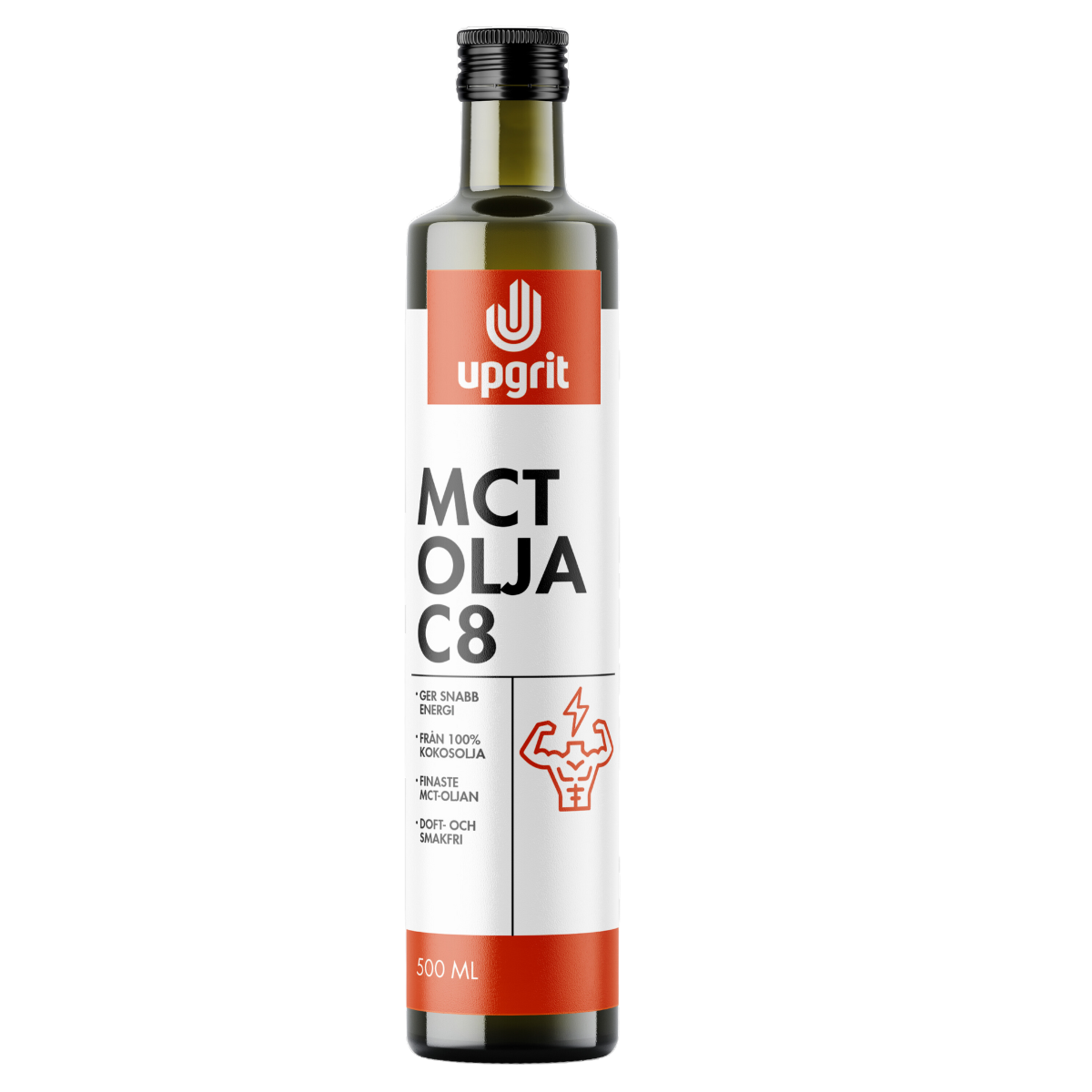 Upgrit C8 MCT-olja 500 ml