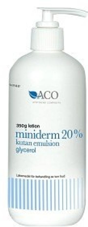Miniderm, kutan emulsion 20 % (med pump)