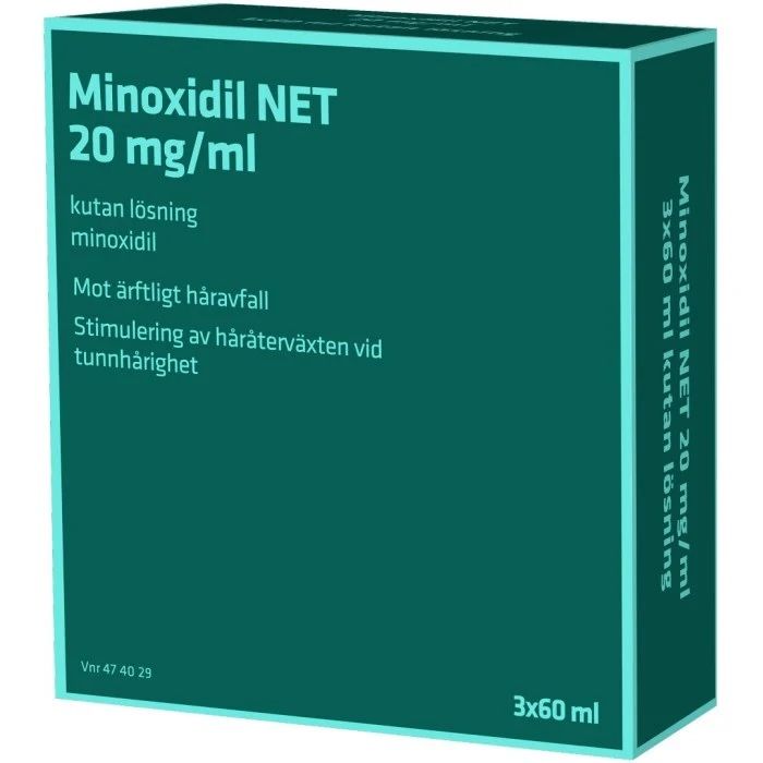 Minoxidil NET, kutan lösning 20 mg/ml