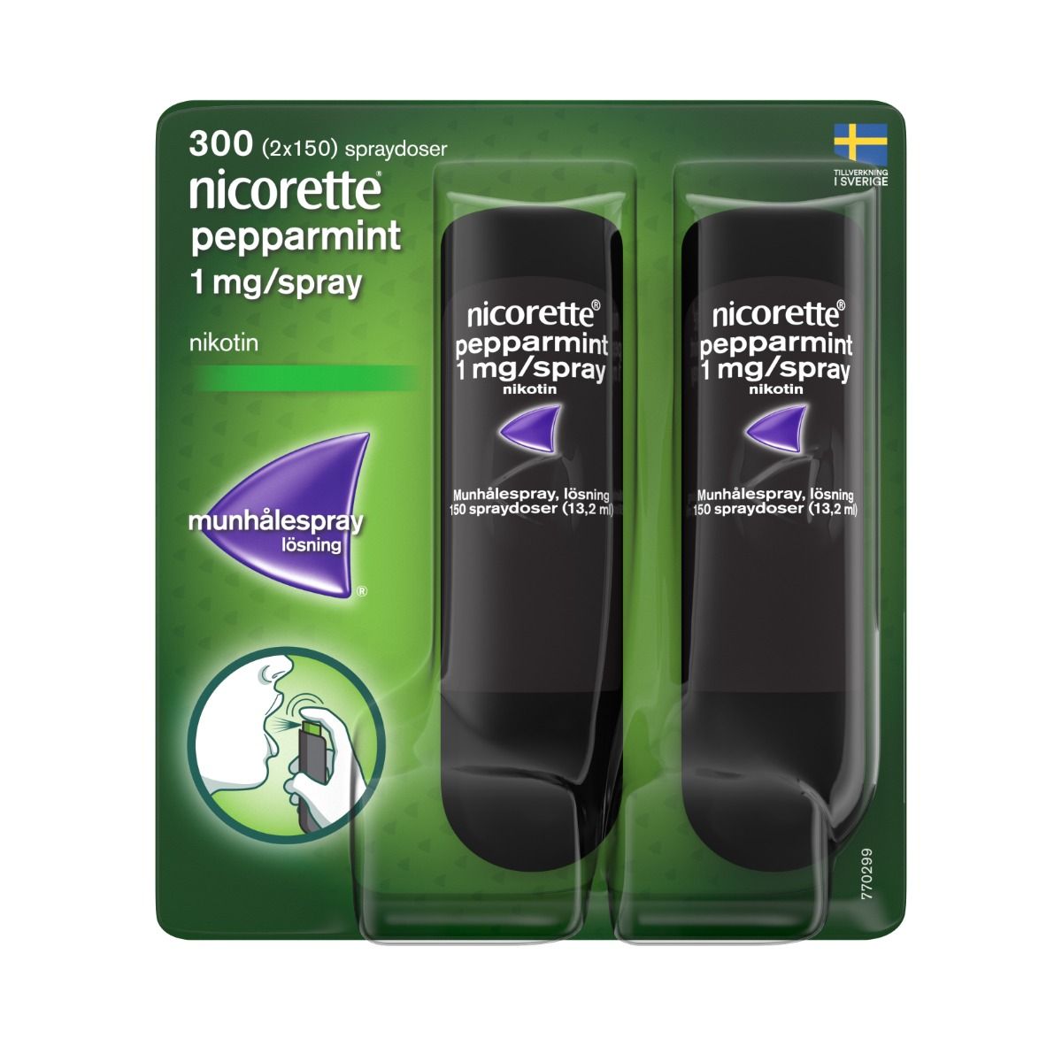 Nicorette&#x20;Pepparmint,&#x20;munh&#xE5;lespray,&#x20;l&#xF6;sning&#x20;1&#x20;mg&#x2F;spray