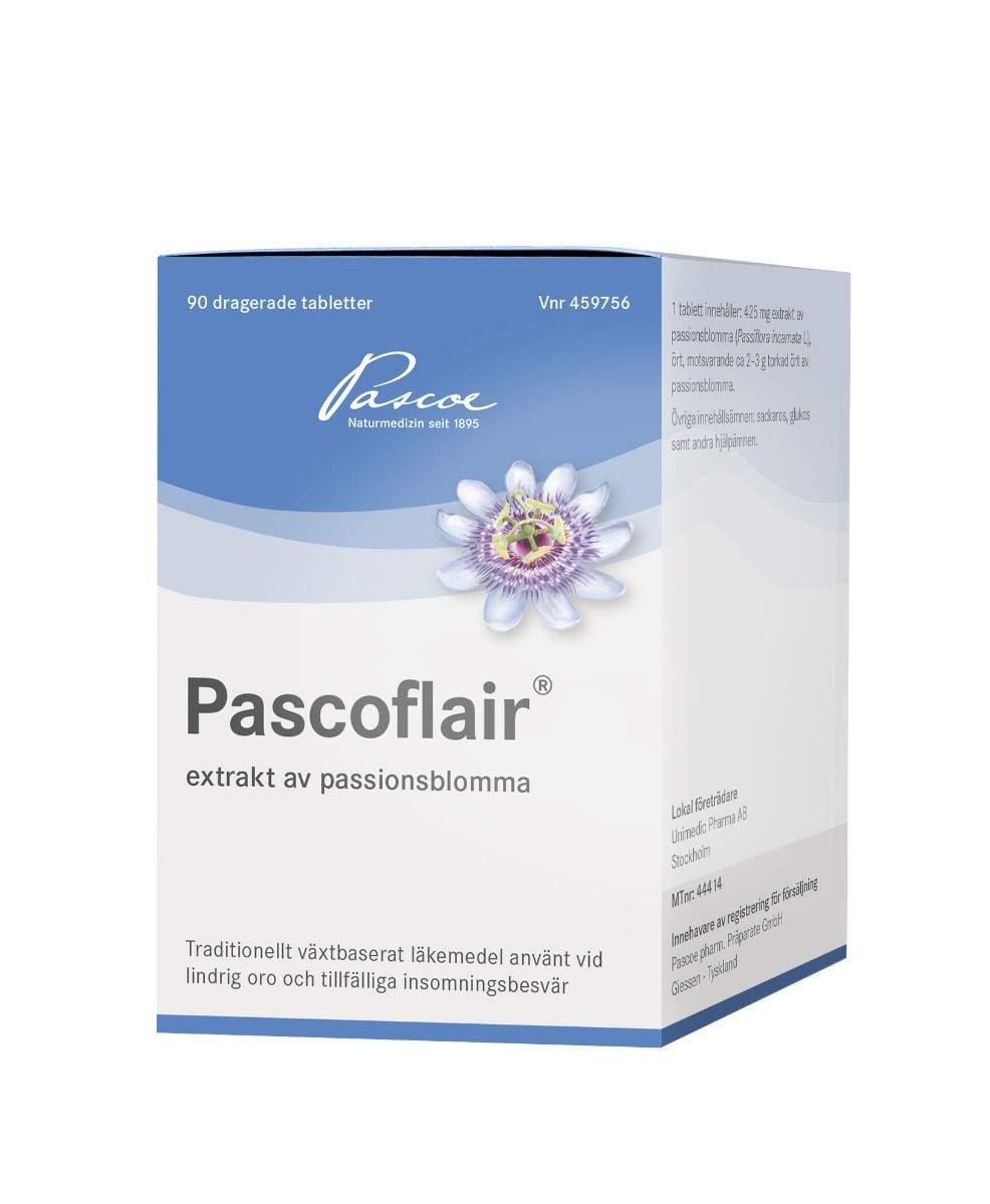 Pascoflair, dragerad tablett