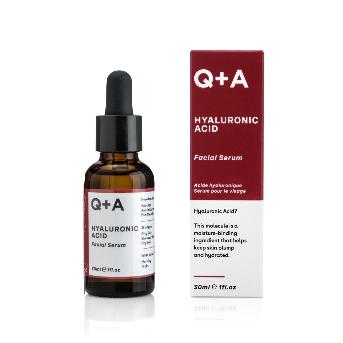 Q+A Hyaluronic Acid Facial Serum