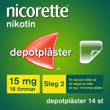Nicorette Novum, depotplåster 15 mg/16 timmar