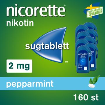 Nicorette Pepparmint, komprimerad sugtablett 2 mg
