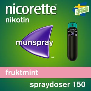 Nicorette Fruktmint, munhålespray, lösning 1 mg/spray