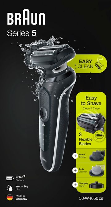 Braun Series 5 Shaver 50-W4650cs -  Rakapparat