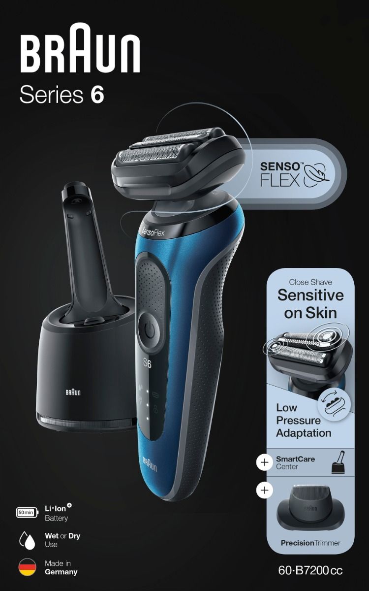 Braun Series 6 Shaver 60-B7200CC – Rakapparat 1 ST