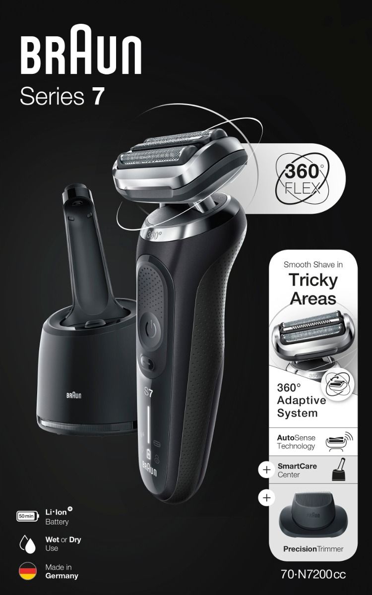 Braun Series 7 Shaver 70-N7200cc – Rakapparat 1 ST