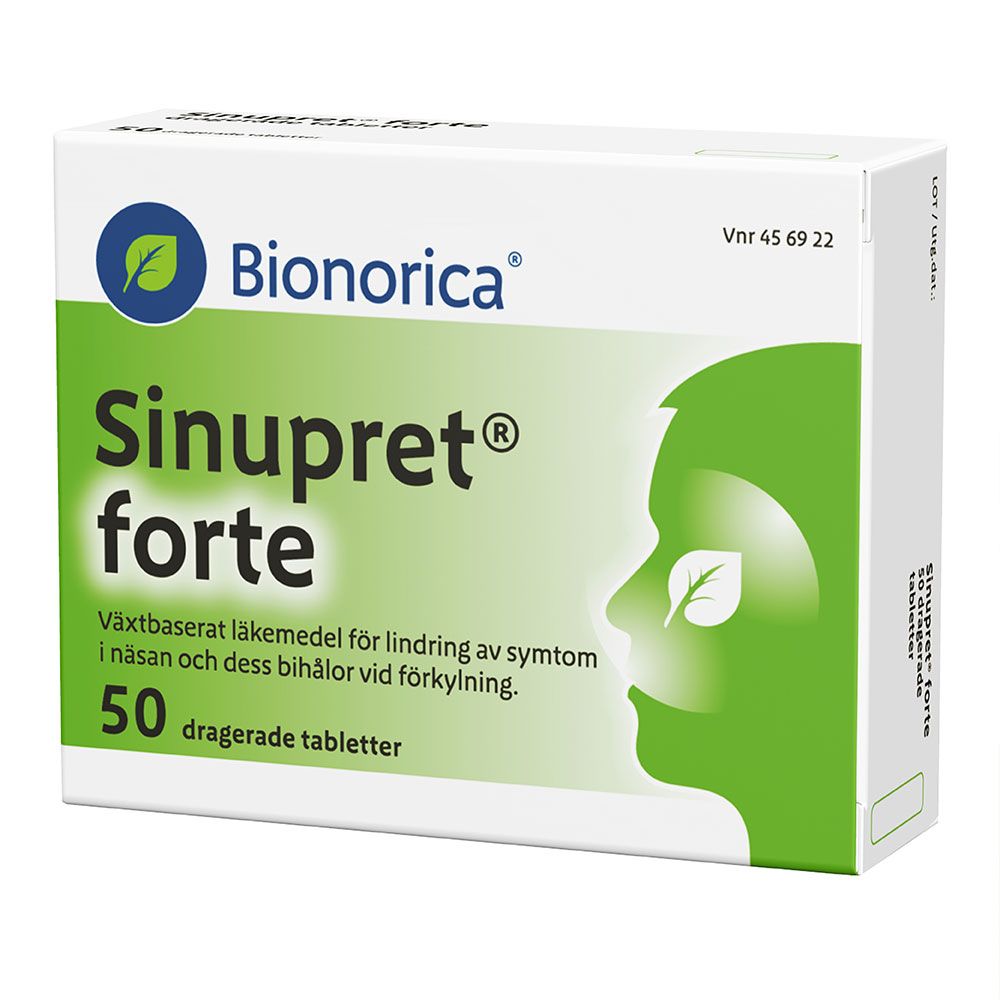 Sinupret forte, dragerad tablett